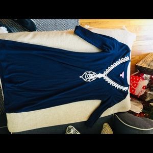 Lilly Pulitzer Navy T-shirt Dress